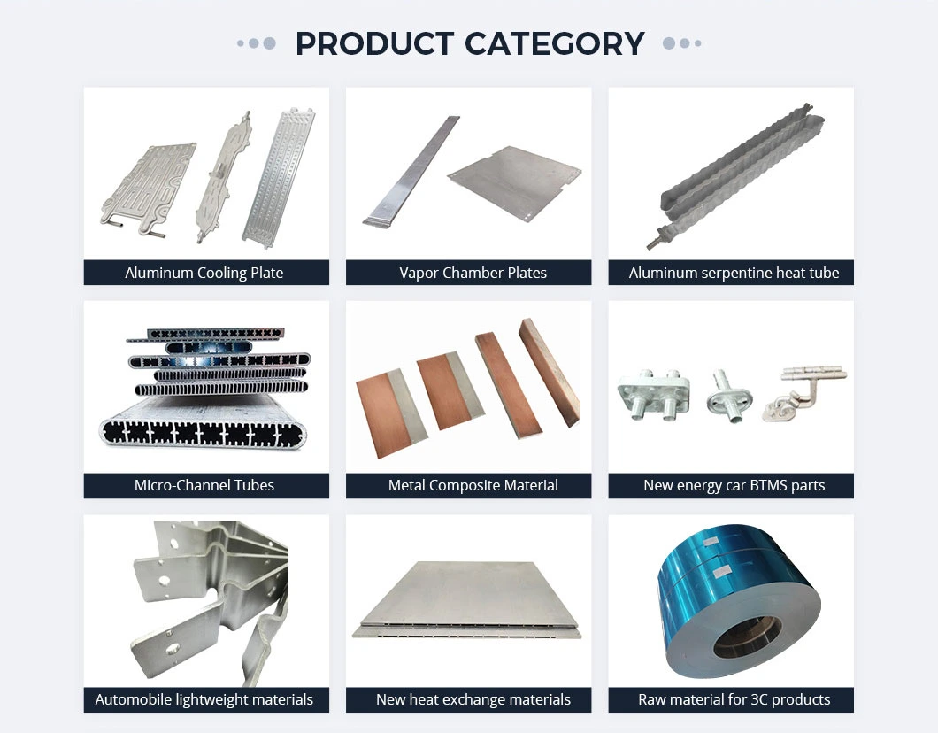 Aluminium Brazing Cooling Plates for Electric Vehicle Battery