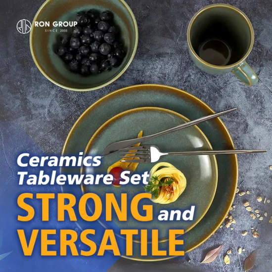 Ventas calientes Wholesales Vajilla de cerámica Vajilla 5'' Recipiente redondo para restaurante Hotel Wedding Party