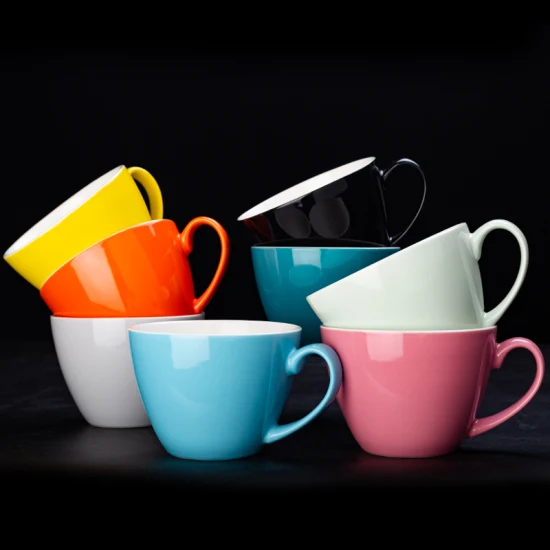 Taza de café con leche de cerámica Simple Ins, juego francés, taza para el hogar, oficina, té de la tarde, taza de café, platillo