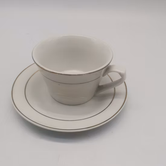Vajilla de cerámica con tema navideño para el desayuno en casa, plato para pastel de frutas, taza de café de alto valor, taza y platillo para el hogar